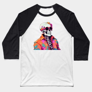 preppy skeleton Baseball T-Shirt